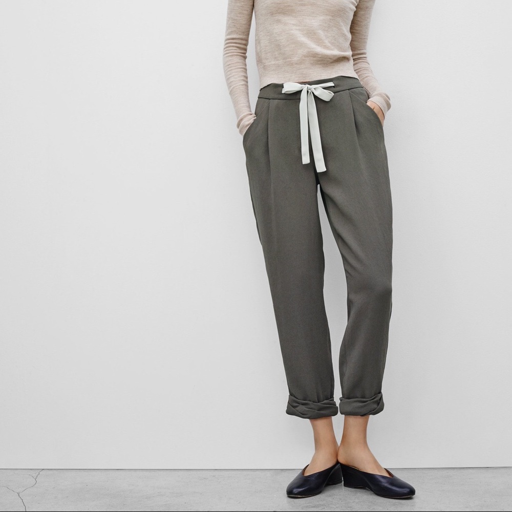 Wilfred Silk Tie Pants
